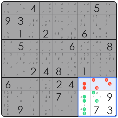 hidden triples in sudoku